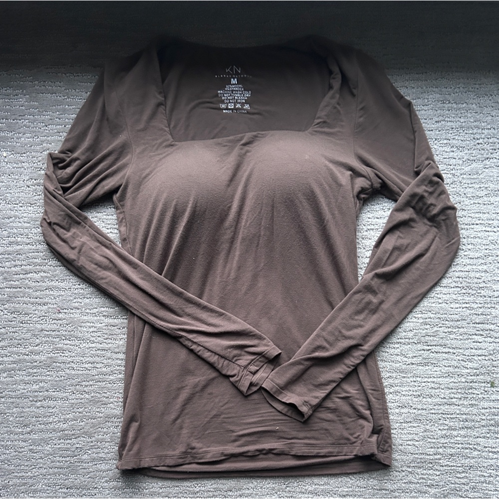 Long Sleeve Square Neck Brami